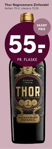 SPAR Thor Negroamaro Zinfandel tilbud