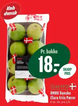 Min Købmand OMHU Danske Clara Friis Pærer tilbud