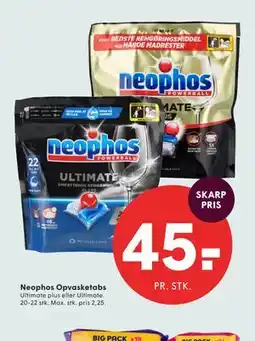 SPAR Neophos Opvasketabs tilbud