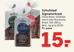 SPAR Schulstad Signaturbrød tilbud