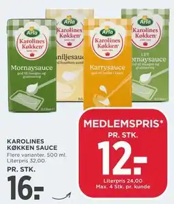 MENY KAROLINES KØKKEN SAUCE tilbud