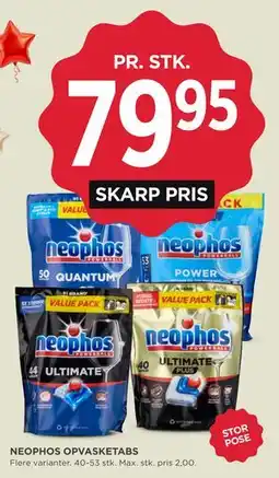 MENY NEOPHOS OPVASKETABS tilbud