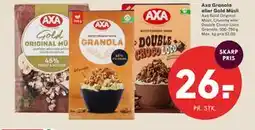 SPAR Axa Granola eller Gold Müsli tilbud