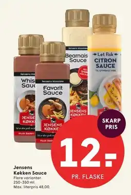 SPAR Jensens Køkken Sauce tilbud