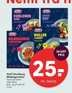 SPAR Steff Houlberg Middagsretter tilbud