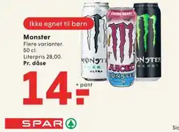SPAR Monster tilbud