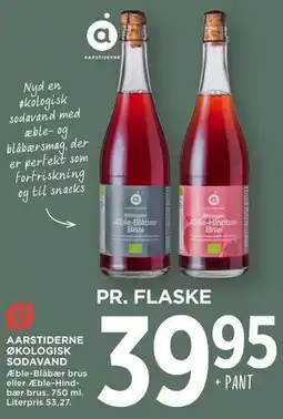 MENY AARSTIDERNE ØKOLOGISK SODAVAND tilbud