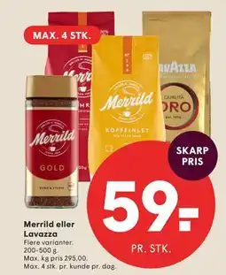 SPAR Merrild eller Lavazza tilbud