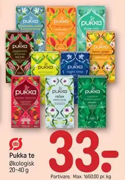 REMA 1000 Pukka te tilbud