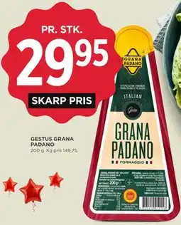 MENY GESTUS GRANA PADANO tilbud