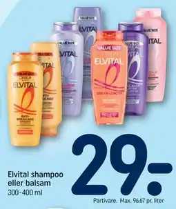 REMA 1000 Elvital shampoo eller balsam tilbud