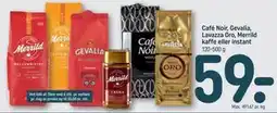 REMA 1000 Café Noir, Gevalia, Lavazza Oro, Merrild kaffe eller instant tilbud