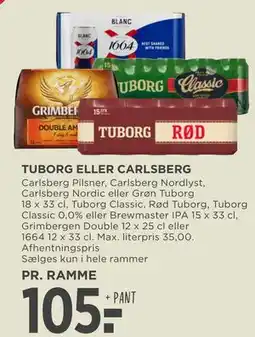 MENY TUBORG ELLER CARLSBERG tilbud