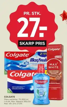 MENY COLGATE tilbud