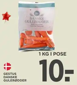 MENY GESTUS DANSKE GULERØDDER tilbud