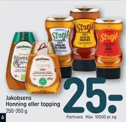REMA 1000 Jakobsens Honning eller topping tilbud