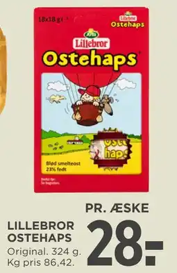 MENY LILLEBROR OSTEHAPS tilbud