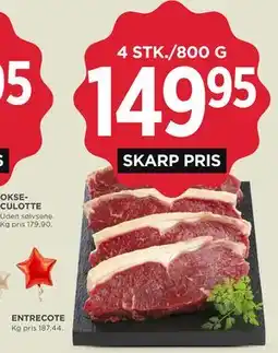 MENY ENTRECOTE tilbud