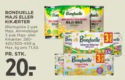 MENY BONDUELLE MAJS ELLER KIKÆRTER tilbud