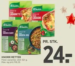 MENY KNORR RETTER tilbud