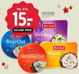MENY BUKO SMELTEOST ELLER FLØDEOST tilbud