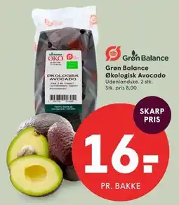 SPAR Grøn Balance Økologisk Avocado tilbud