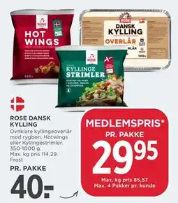 MENY ROSE DANSK KYLLING tilbud