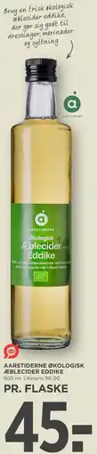 MENY AARSTIDERNE ØKOLOGISK ÆBLECIDER EDDIKE tilbud