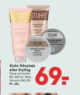 SPAR Stuhr Hårpleje eller Styling tilbud