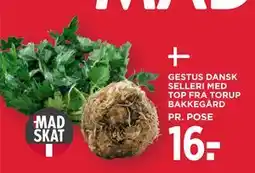 MENY GESTUS DANSK SELLERI MED TOP FRA TORUP BAKKEGÅRD tilbud