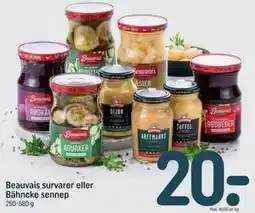 REMA 1000 Beauvais survarer eller Bähncke sennep tilbud