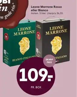 SPAR Leone Marrone Rosso eller Bianco tilbud