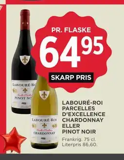 MENY LABOURÉ-ROI PARCELLES D’EXCELLENCE CHARDONNAY ELLER PINOT NOIR tilbud