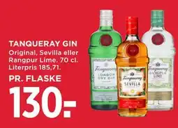 MENY TANQUERAY GIN tilbud