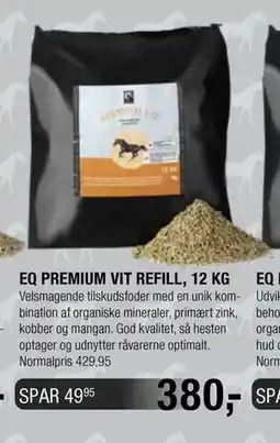 Land & Fritid EQ PREMIUM VIT REFILL, 12 KG tilbud