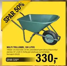 Land & Fritid MULTI TRILLEBØR, 100 LITER tilbud