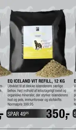 Land & Fritid EQ ICELAND VIT REFILL, 12 KG tilbud