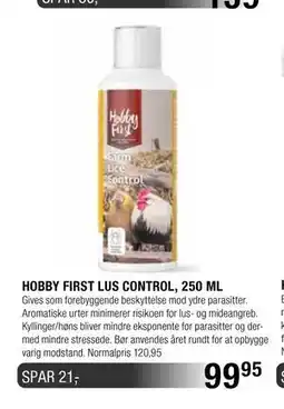 Land & Fritid HOBBY FIRST LUS CONTROL, 250 ML tilbud