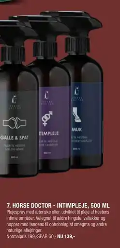 Land & Fritid HORSE DOCTOR - INTIMPLEJE, 500 ML tilbud