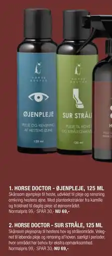 Land & Fritid HORSE DOCTOR - SUR STRÅLE, 125 ML tilbud