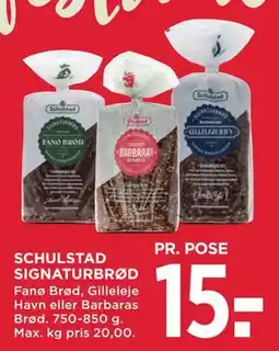 MENY SCHULSTAD SIGNATURBRØD tilbud