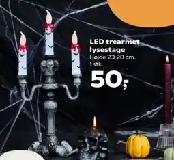Kvickly LED trearmet lysestage tilbud