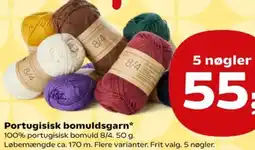 SuperBrugsen Portugisisk bomuldsgarn* tilbud