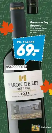 Bilka Baron de Ley Reserva tilbud