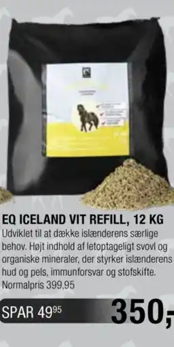 Land & Fritid Eq iceland vit refill tilbud