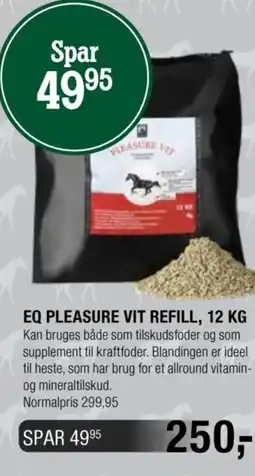 Land & Fritid Eq pleasure vit refill tilbud