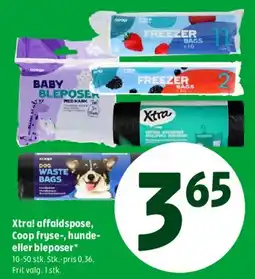 Coop 365 Xtra! affaldspose / Coop fryse- & bleposer tilbud