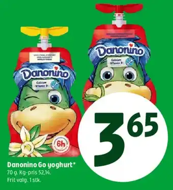 Danonino Go yoghurt