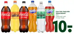 Coop 365 Coca‑Cola, Fanta eller Tuborg Squash tilbud