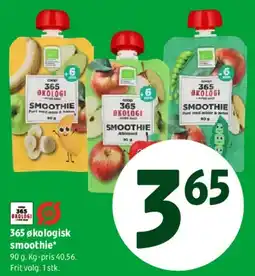 Coop 365 365 økologisk smoothie tilbud